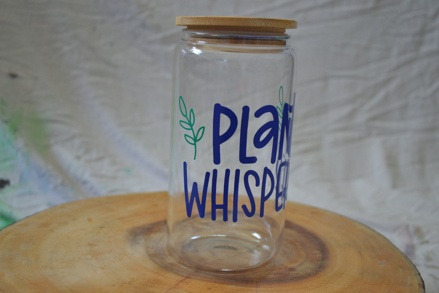 Plant Whisperer Glass Can