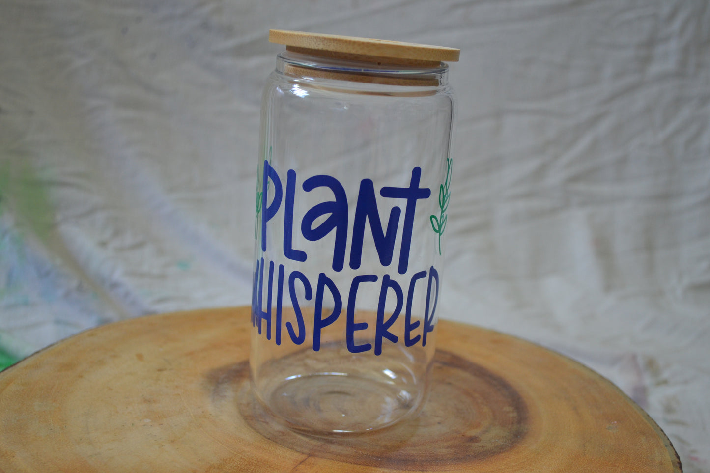 Plant Whisperer Glass Can