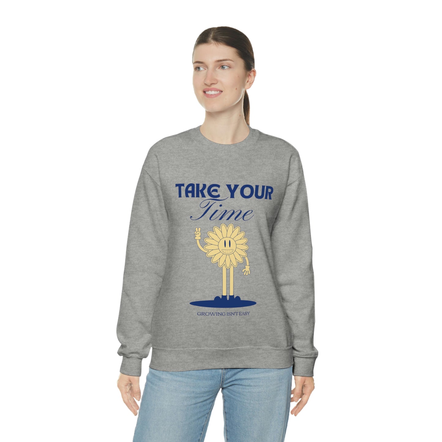 Growing Isn't Easy Unisex Crewneck