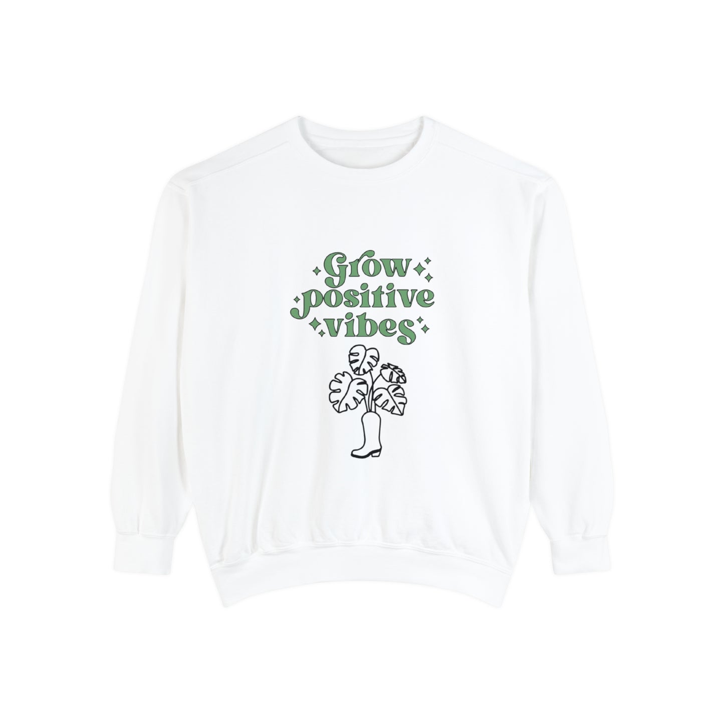 Grow Positive Garment-Dyed Crewneck