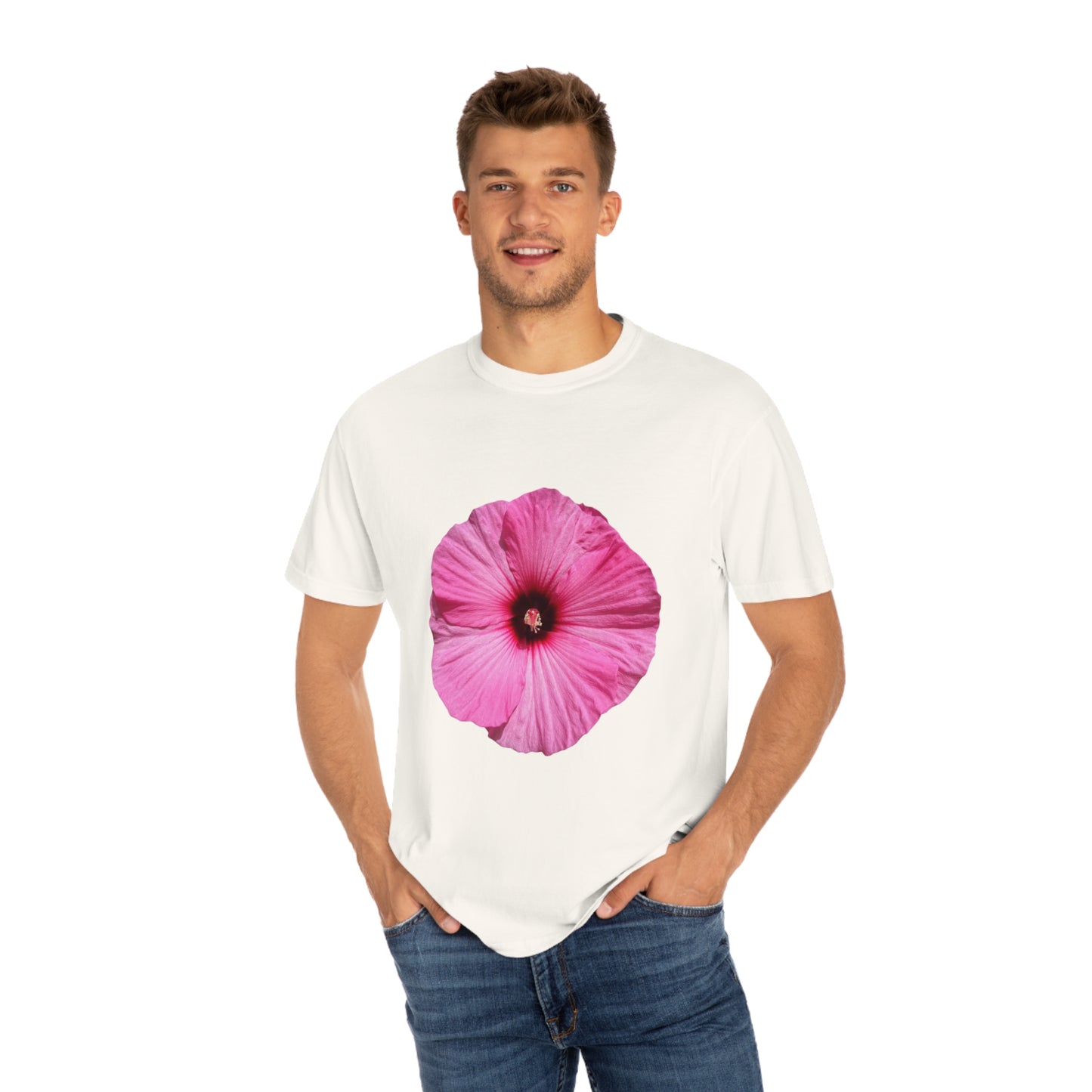 Hibiscus Garment-Dyed T-shirt