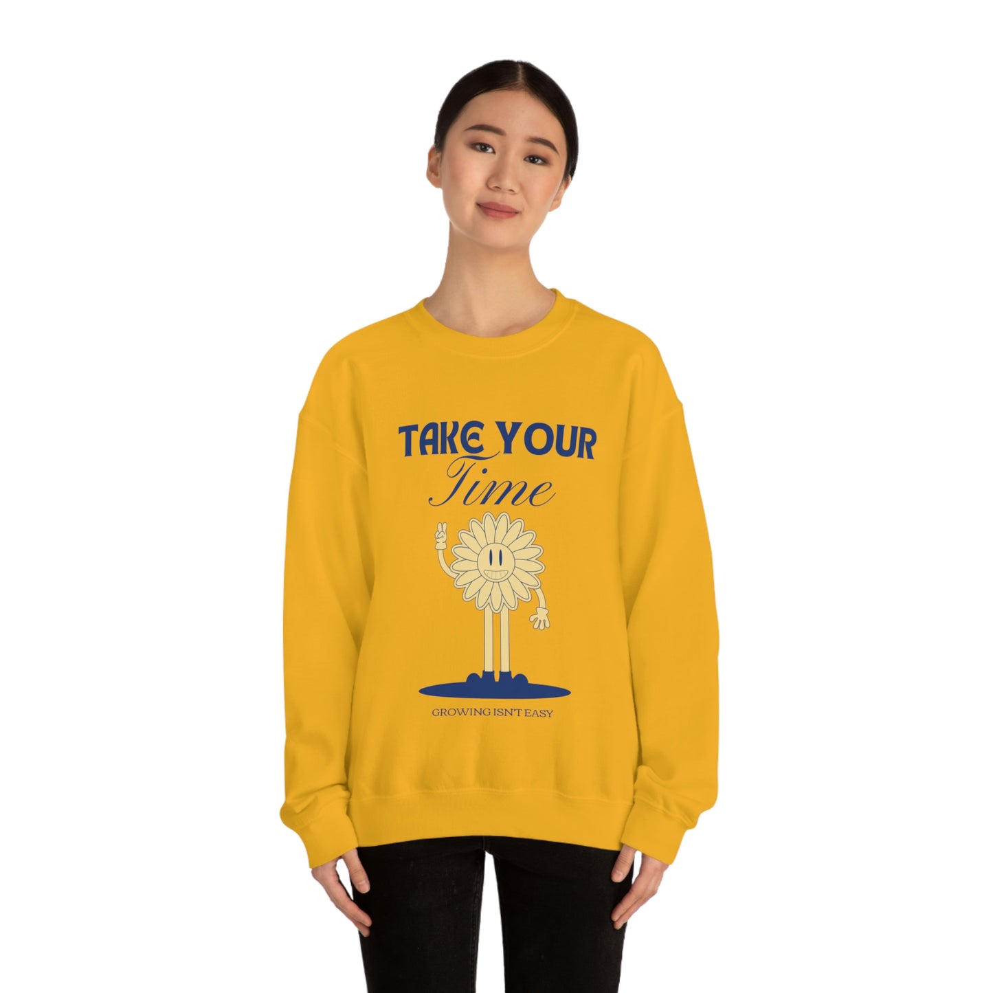 Growing Isn't Easy Unisex Crewneck