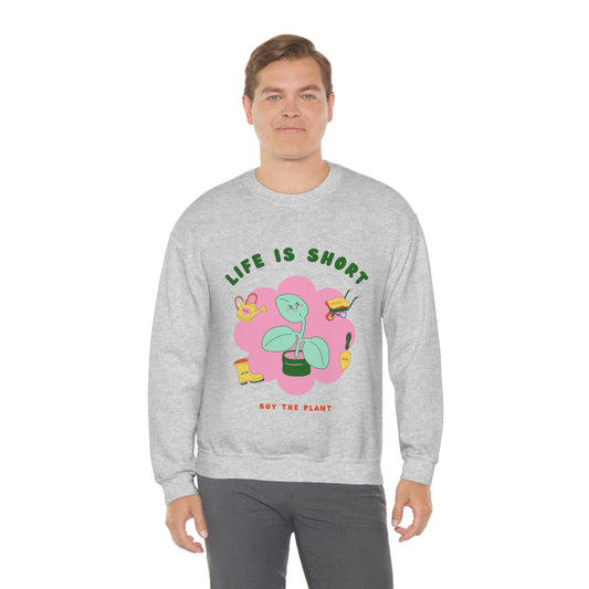 Life Is Short Unisex Crewneck