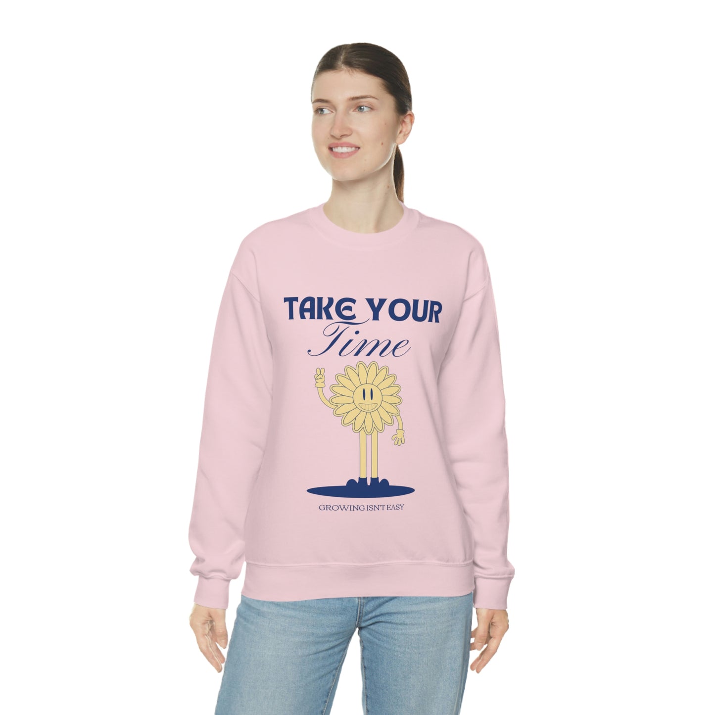 Growing Isn't Easy Unisex Crewneck