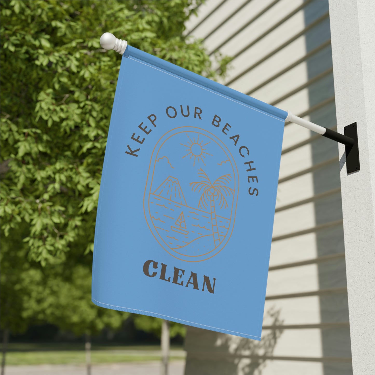 Clean Beaches Garden & House Banner