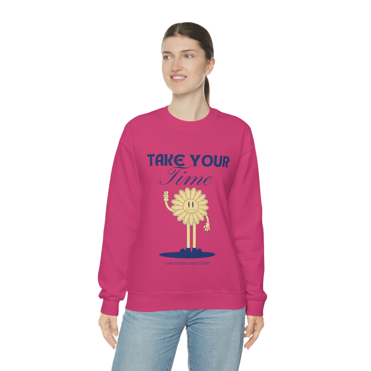 Growing Isn't Easy Unisex Crewneck