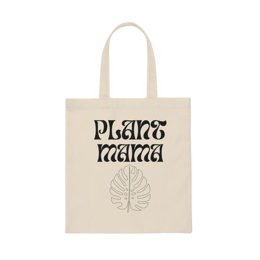 Plant Mama Canvas Tote Bag