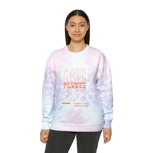 A Healthy Addiction Unisex Tie-Dye Crewneck