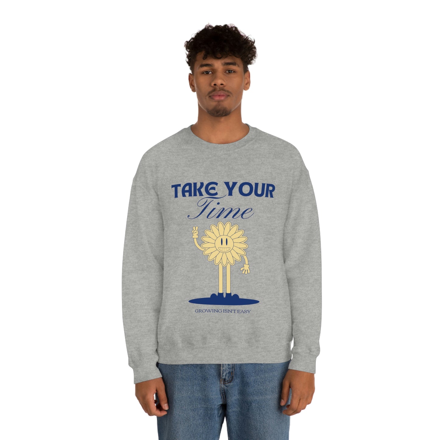 Growing Isn't Easy Unisex Crewneck