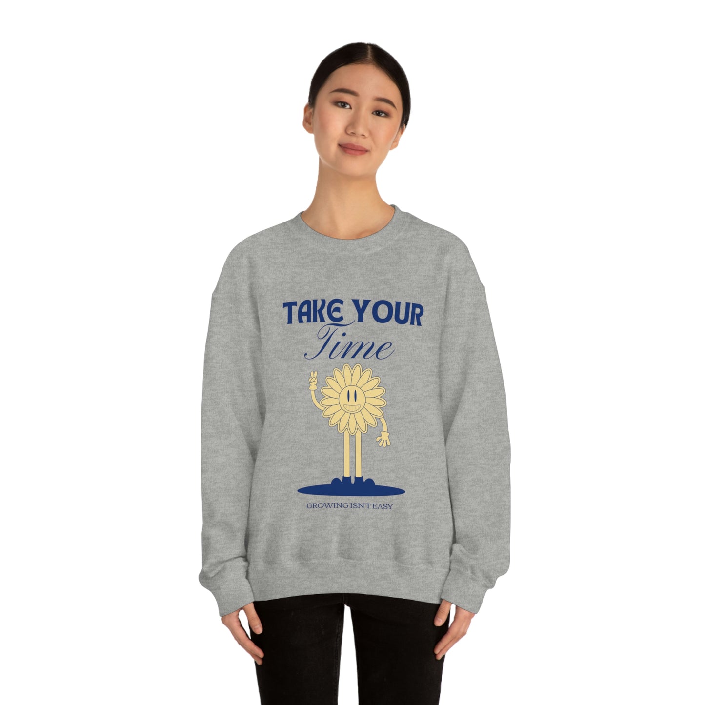 Growing Isn't Easy Unisex Crewneck