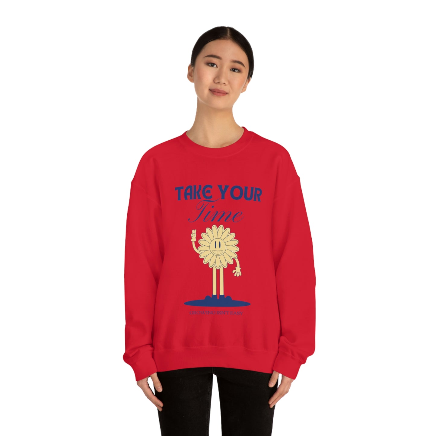 Growing Isn't Easy Unisex Crewneck