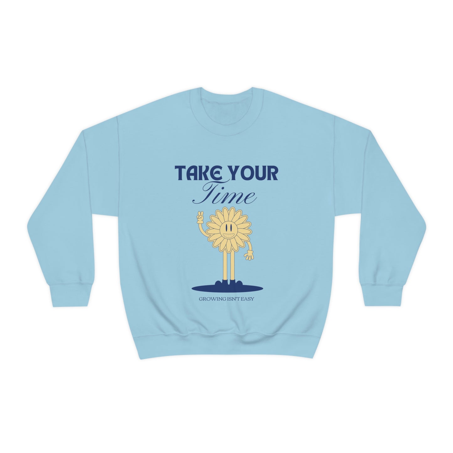 Growing Isn't Easy Unisex Crewneck