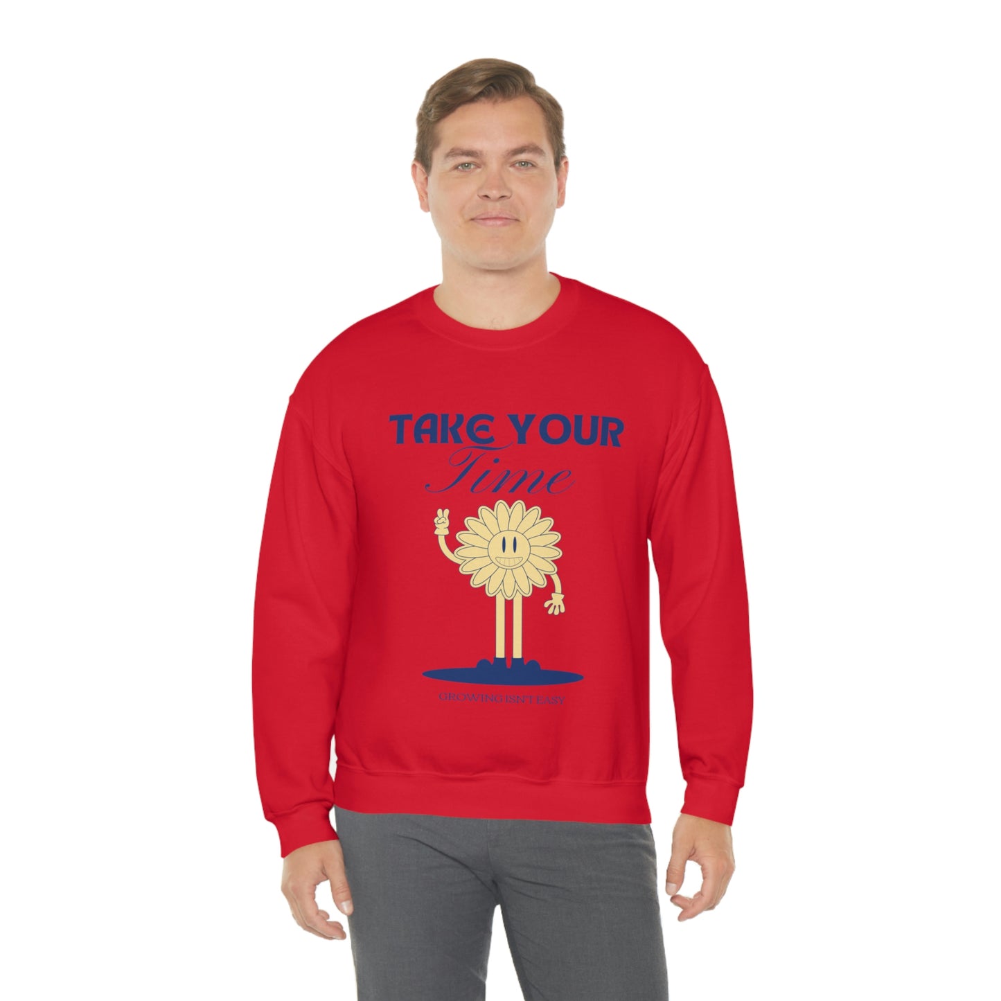 Growing Isn't Easy Unisex Crewneck