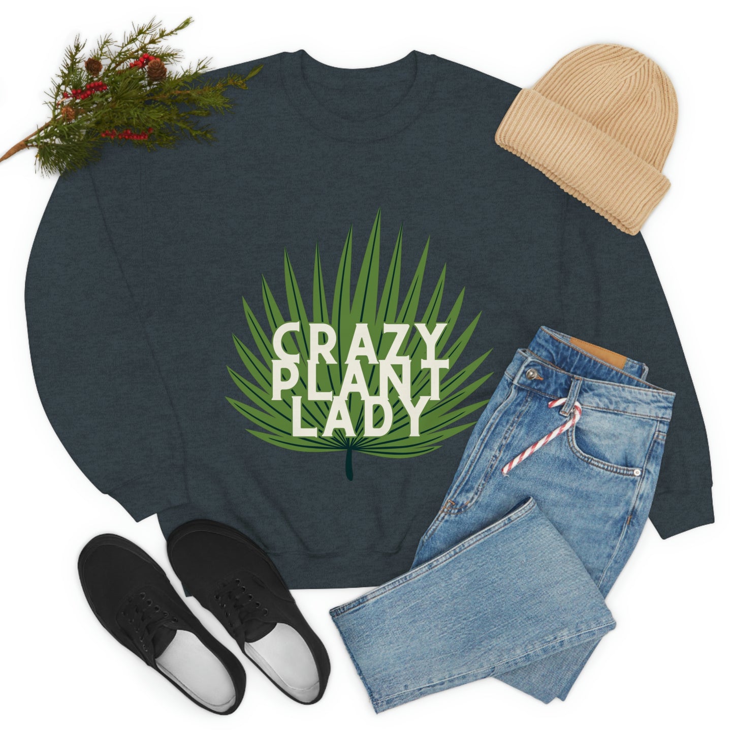 Crazy Plant Lady Unisex Crewneck