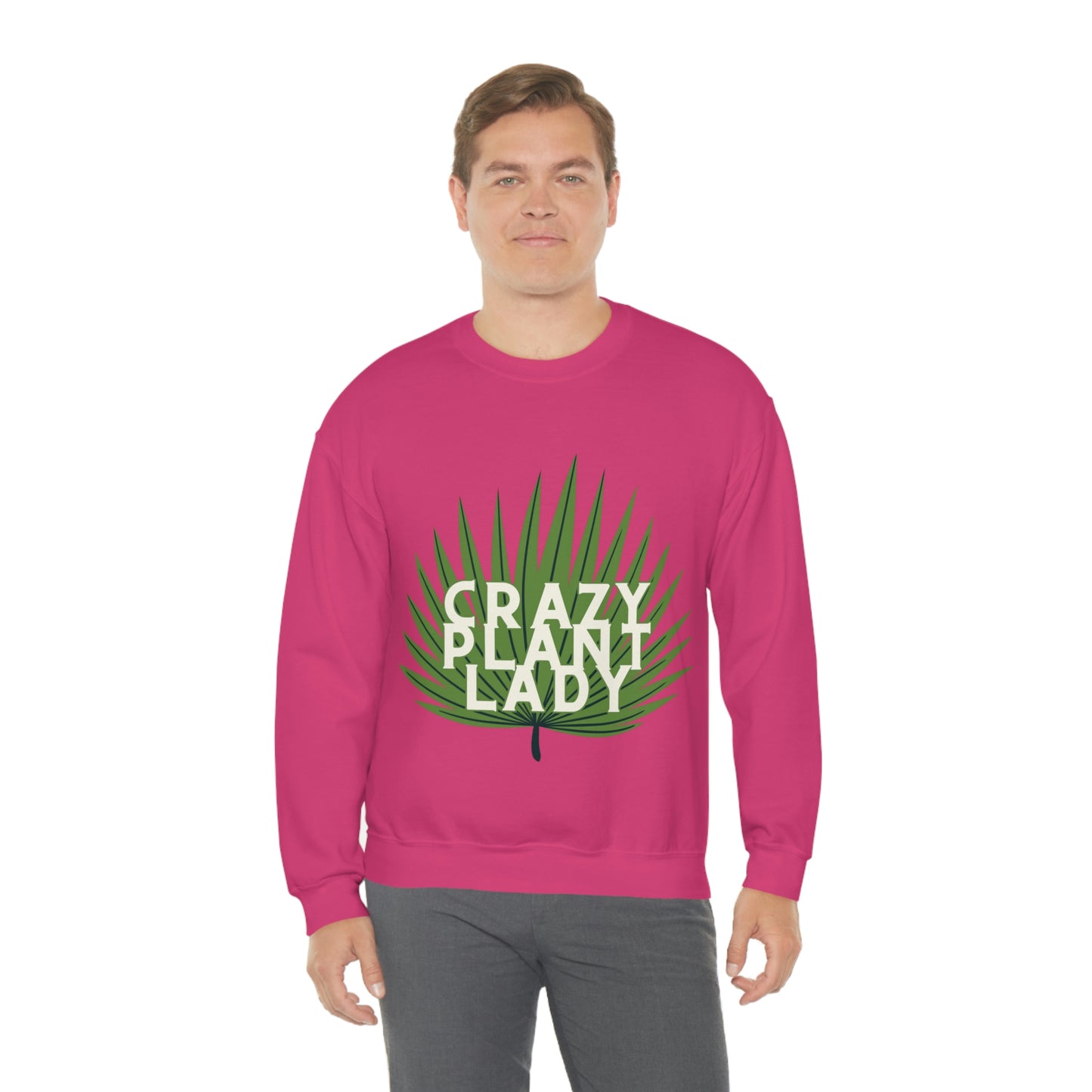 Crazy Plant Lady Unisex Crewneck