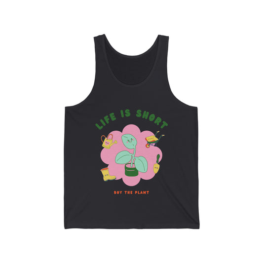 Life Is Short Unisex Jersey Tank