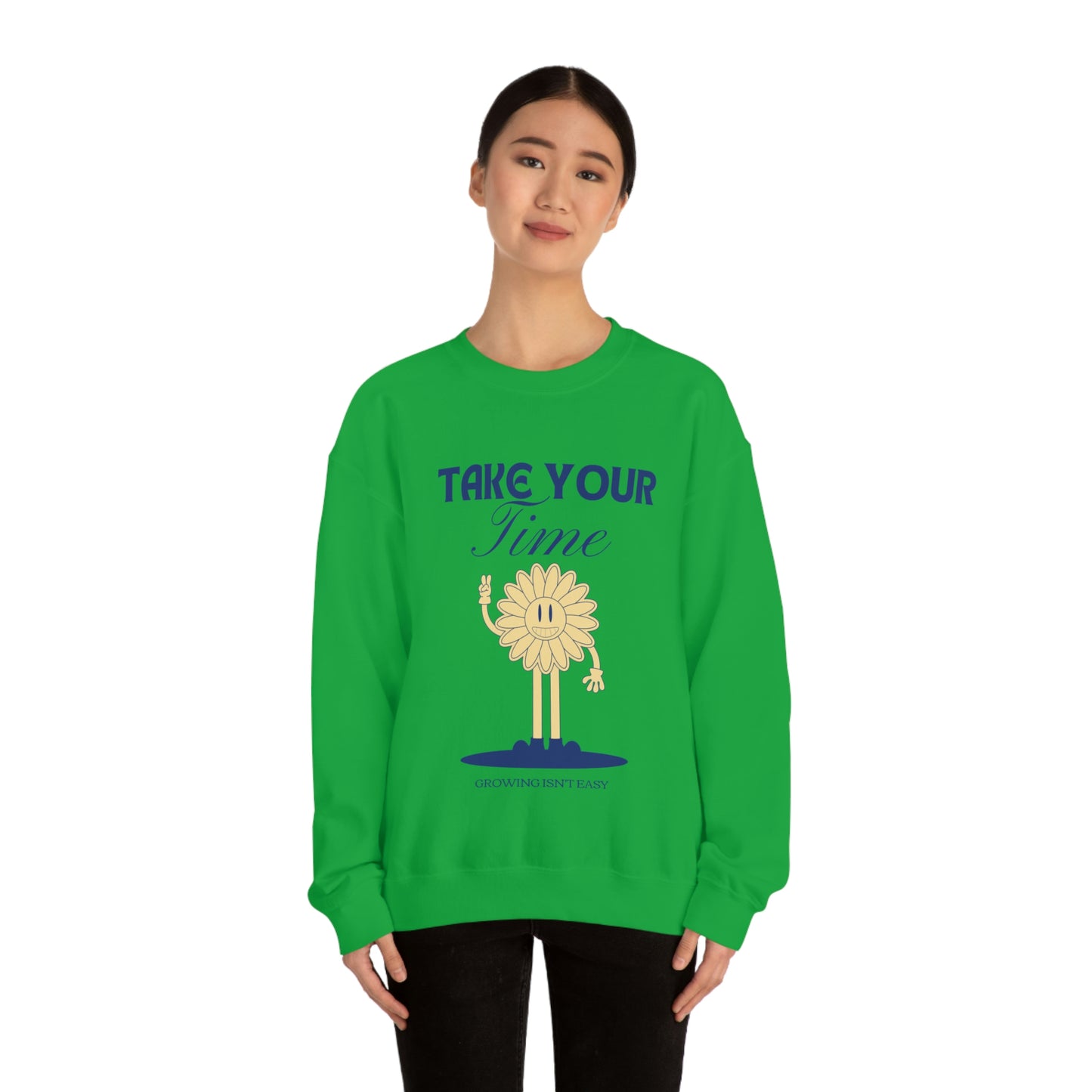 Growing Isn't Easy Unisex Crewneck