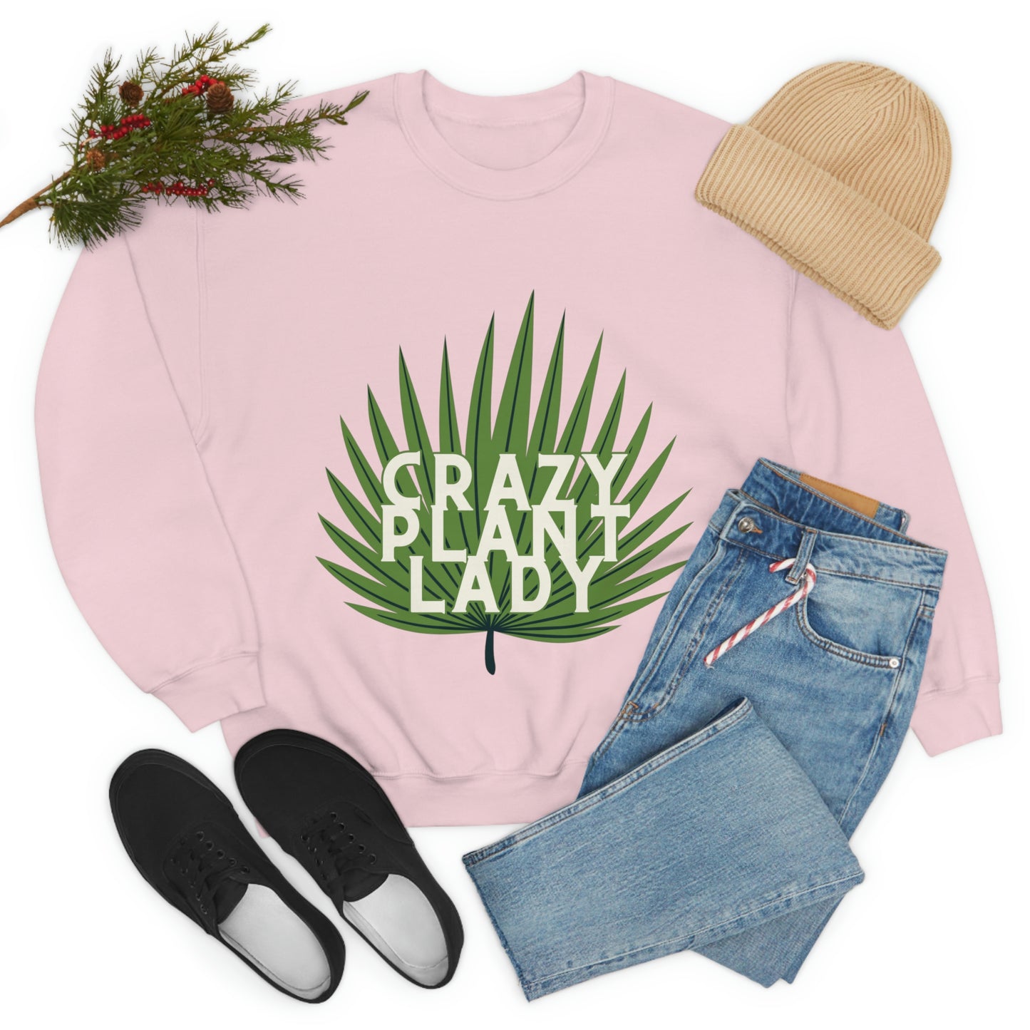 Crazy Plant Lady Unisex Crewneck