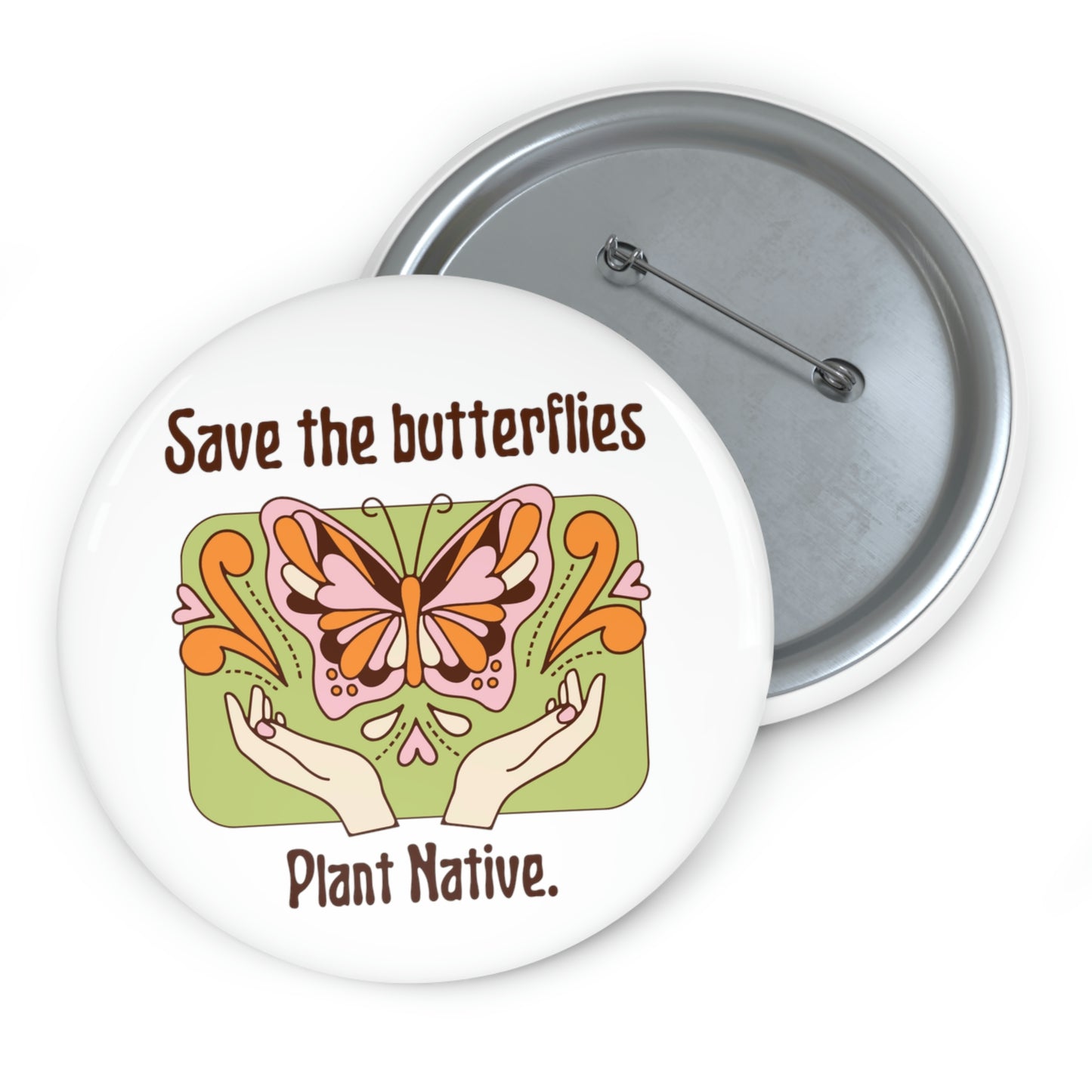 Plant Native Pin Buttons