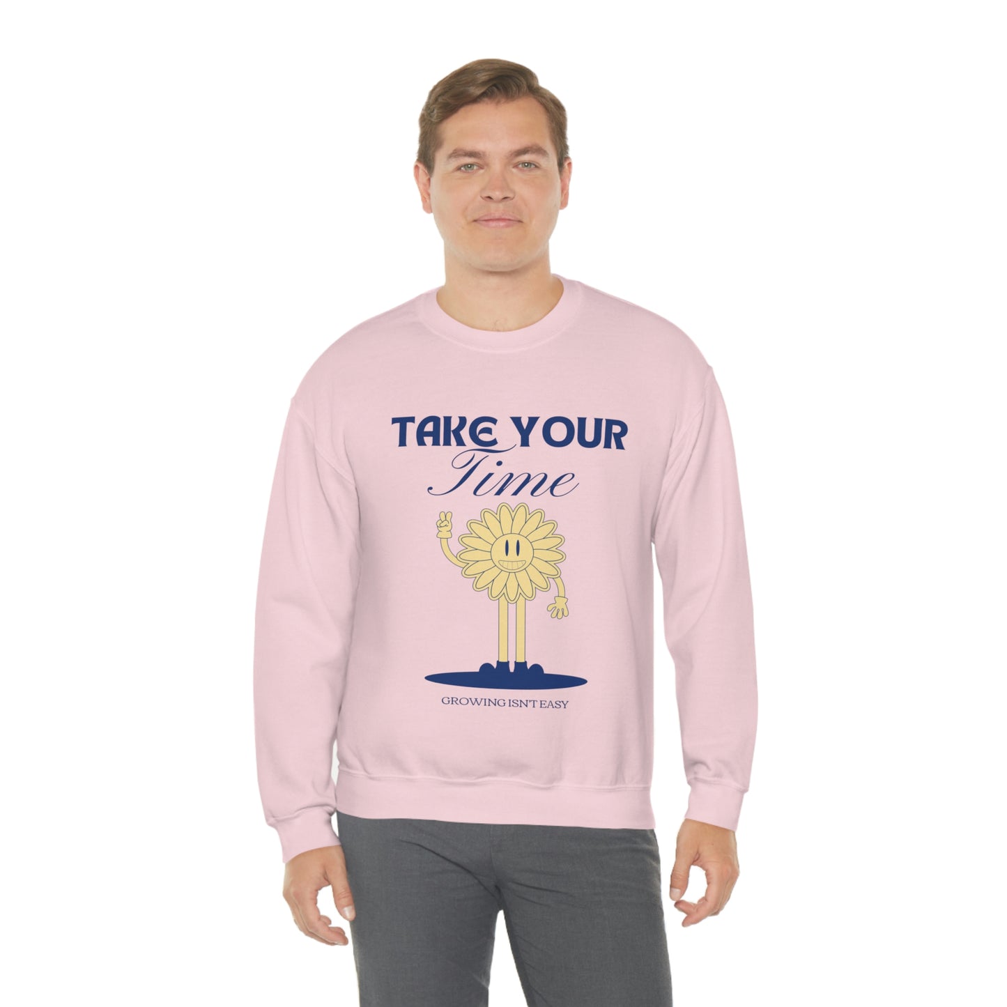 Growing Isn't Easy Unisex Crewneck