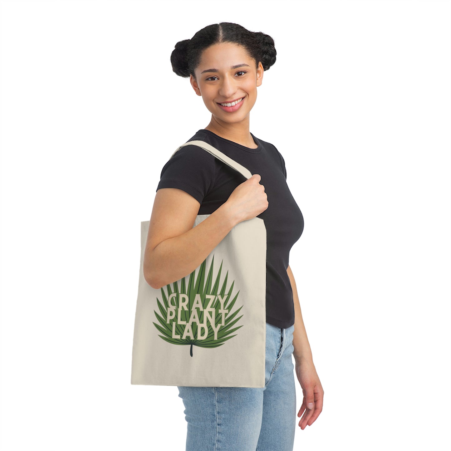 Crazy Plant Lady Canvas Tote Bag