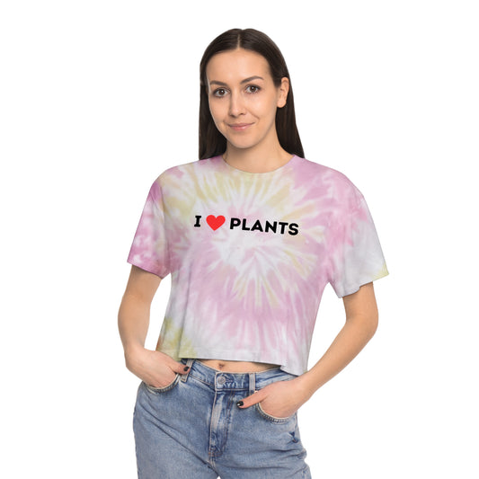 Love Plants Tie-Dye Crop Tee