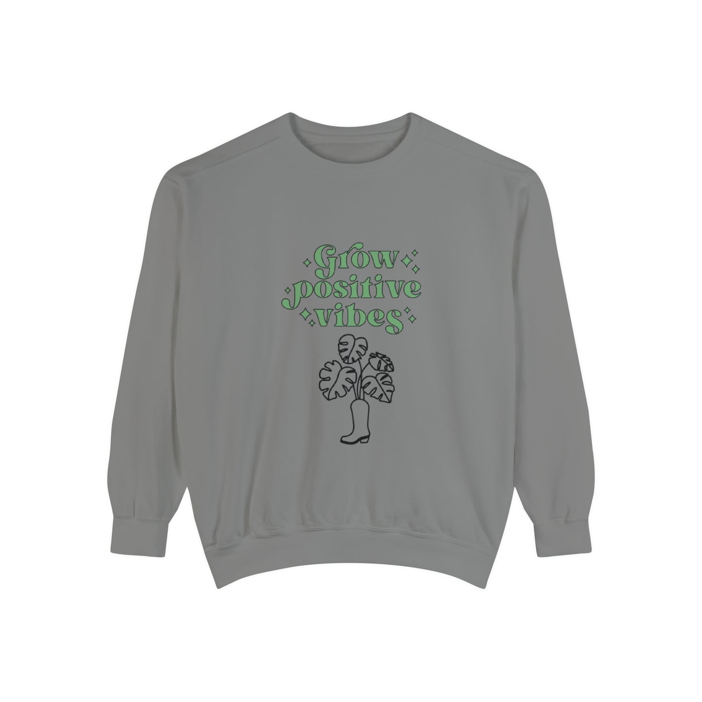 Grow Positive Garment-Dyed Crewneck