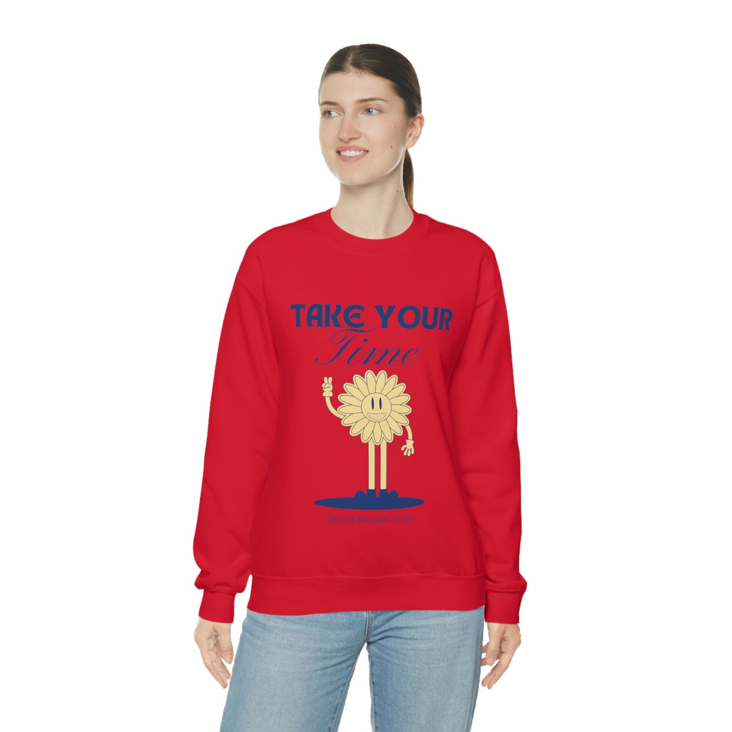 Growing Isn't Easy Unisex Crewneck