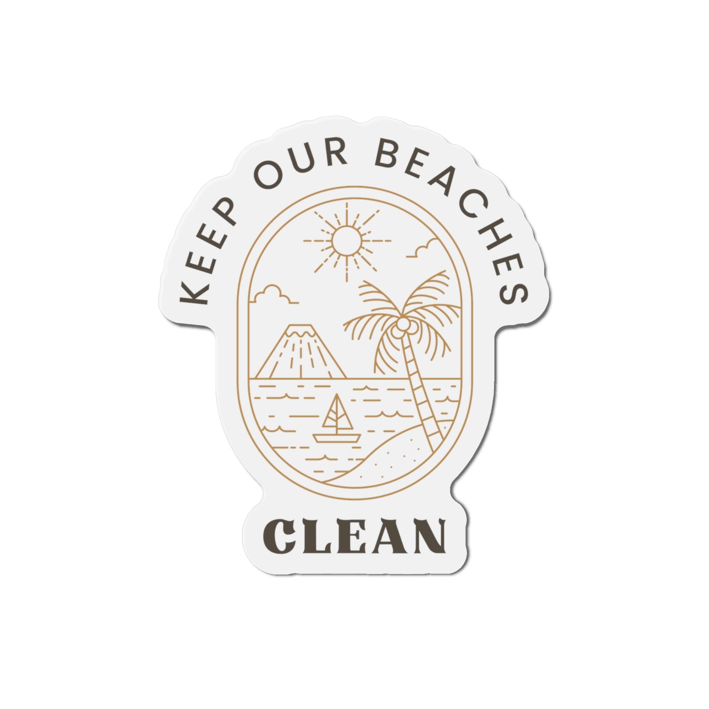 Clean Beaches Magnets