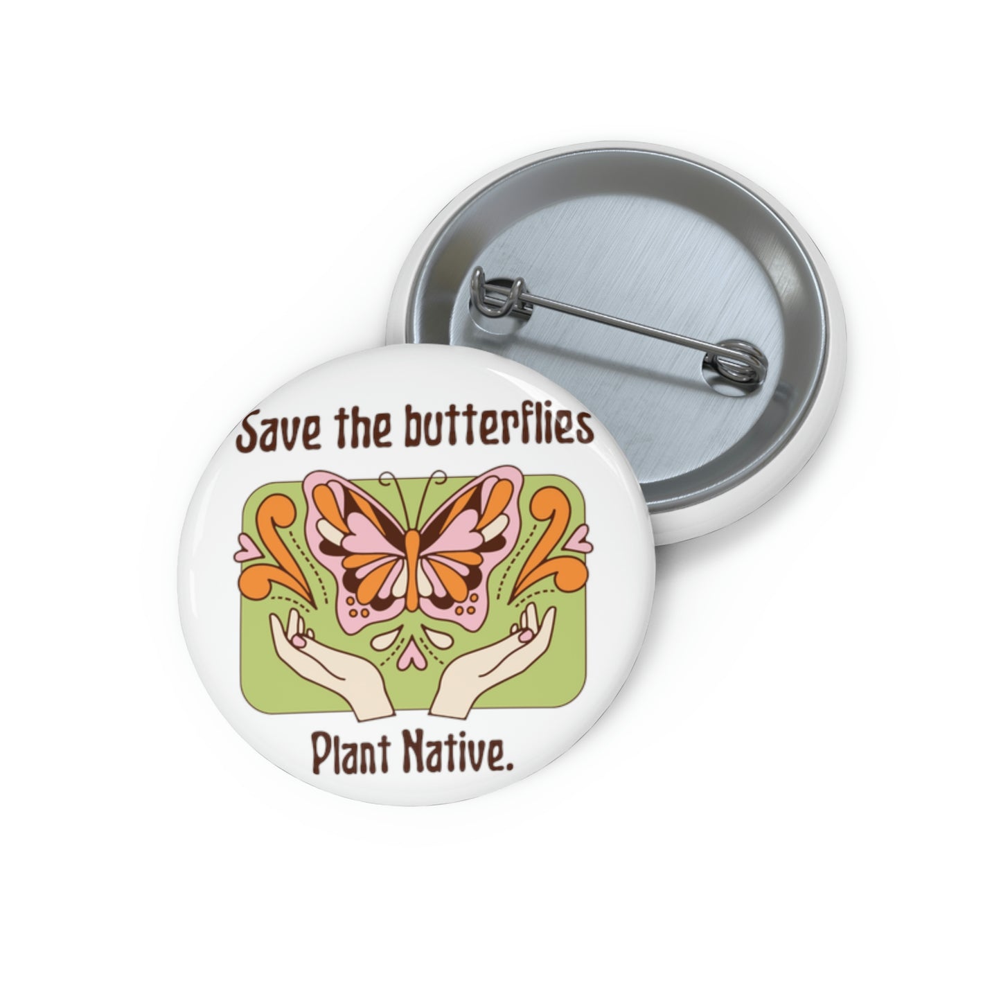 Plant Native Pin Buttons