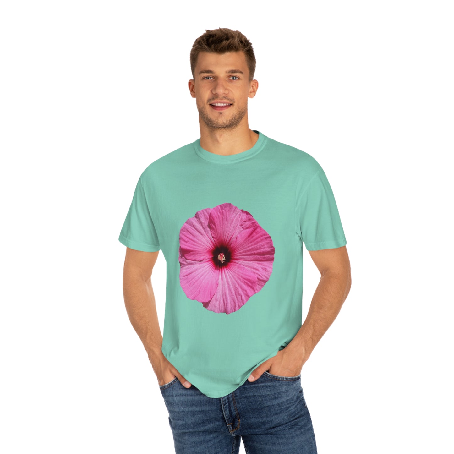 Hibiscus Garment-Dyed T-shirt