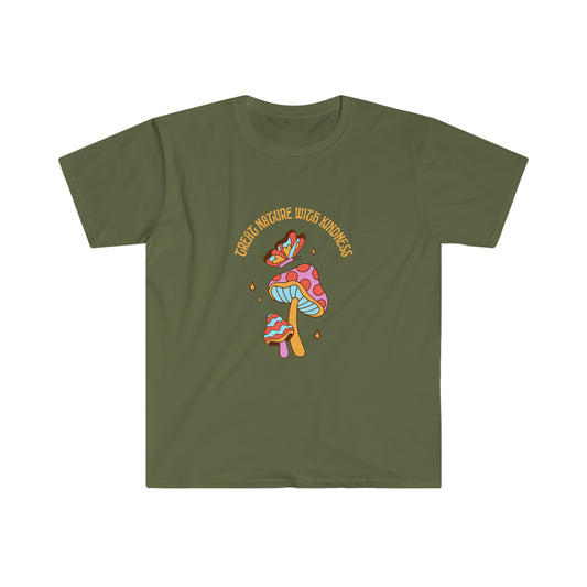 Treat Nature With Kindness Unisex Softstyle T-Shirt