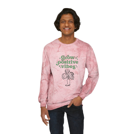 Grow Positive Color Blast Crewneck