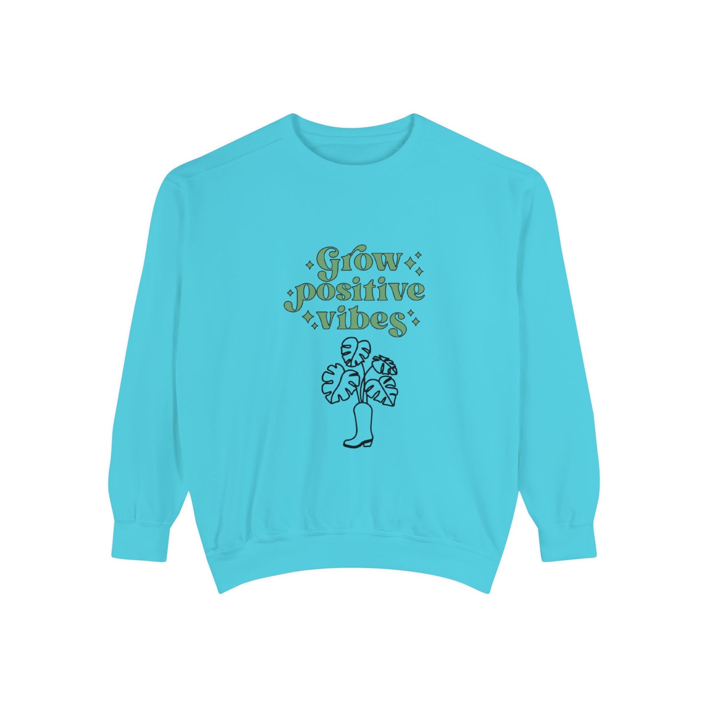 Grow Positive Garment-Dyed Crewneck