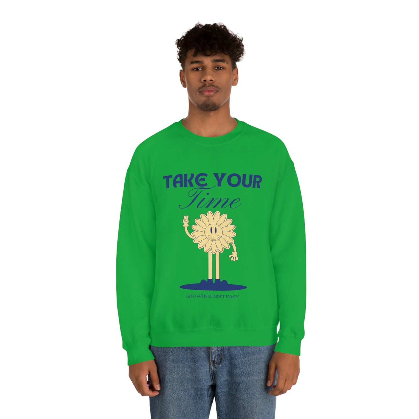 Growing Isn't Easy Unisex Crewneck