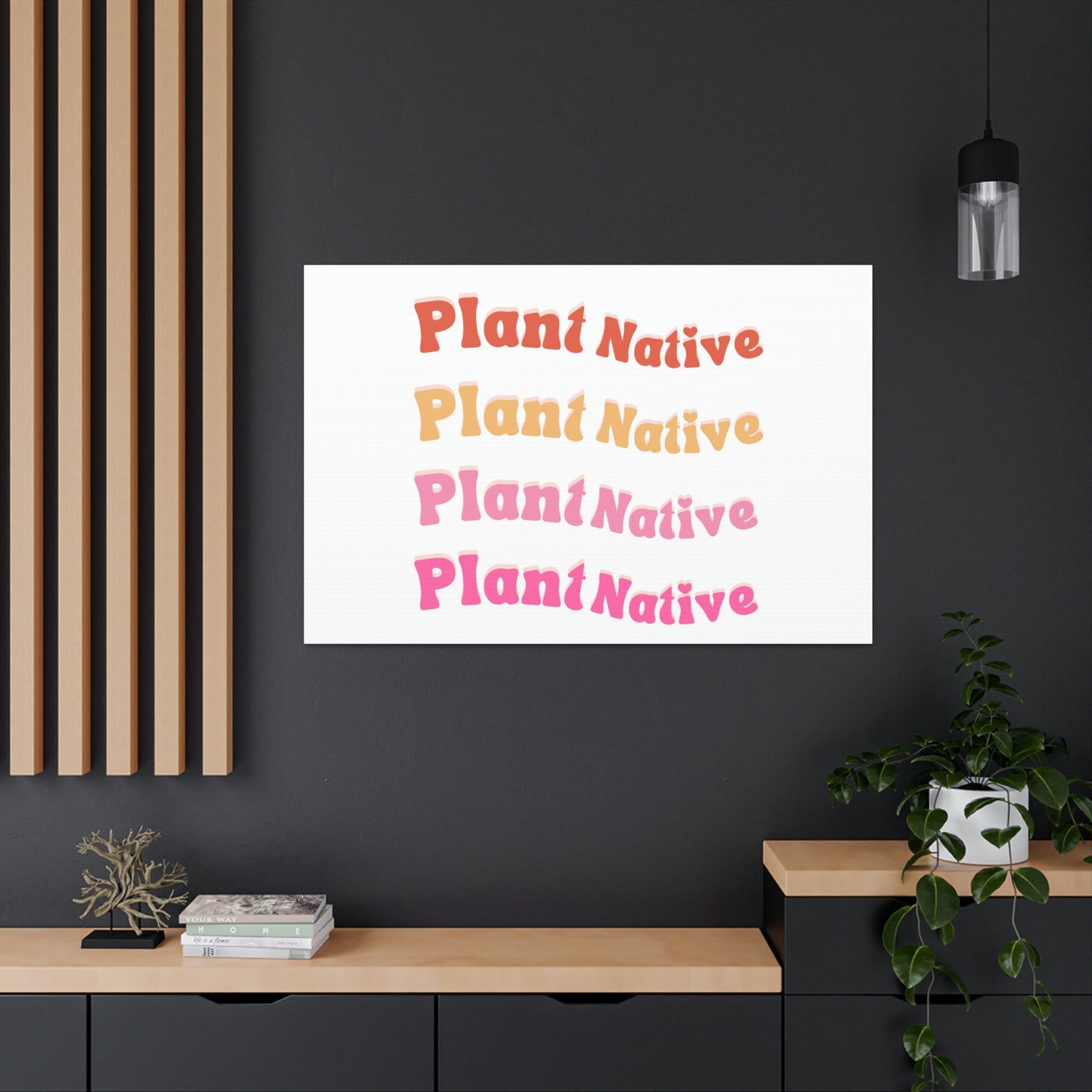 Plant Native Canvas Wraps