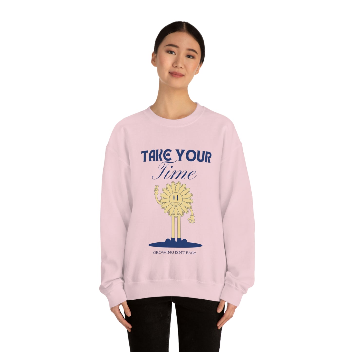 Growing Isn't Easy Unisex Crewneck