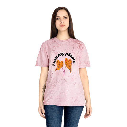 I Wet My Plants Color Blast T-Shirt