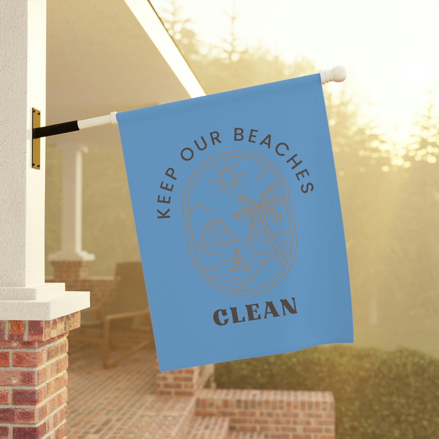 Clean Beaches Garden & House Banner