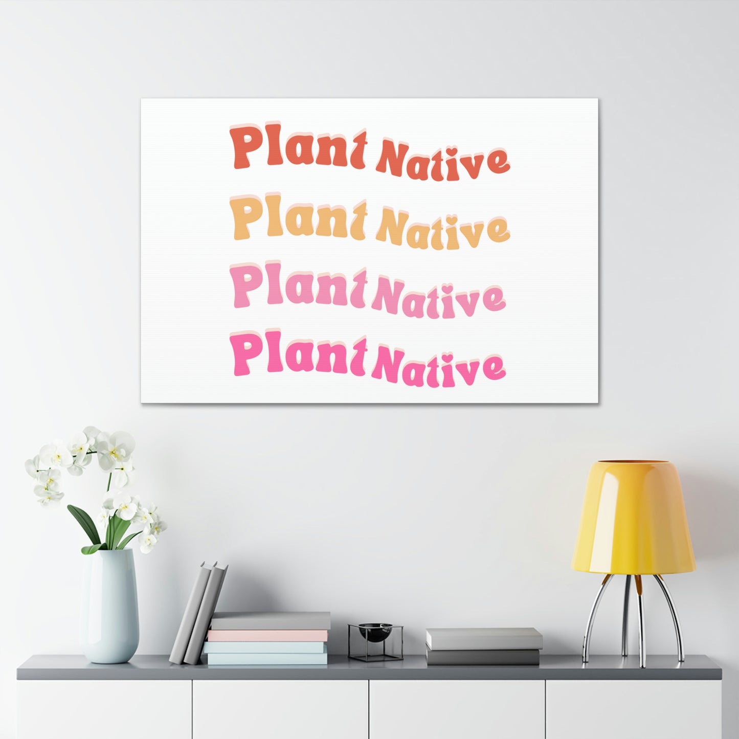 Plant Native Canvas Wraps