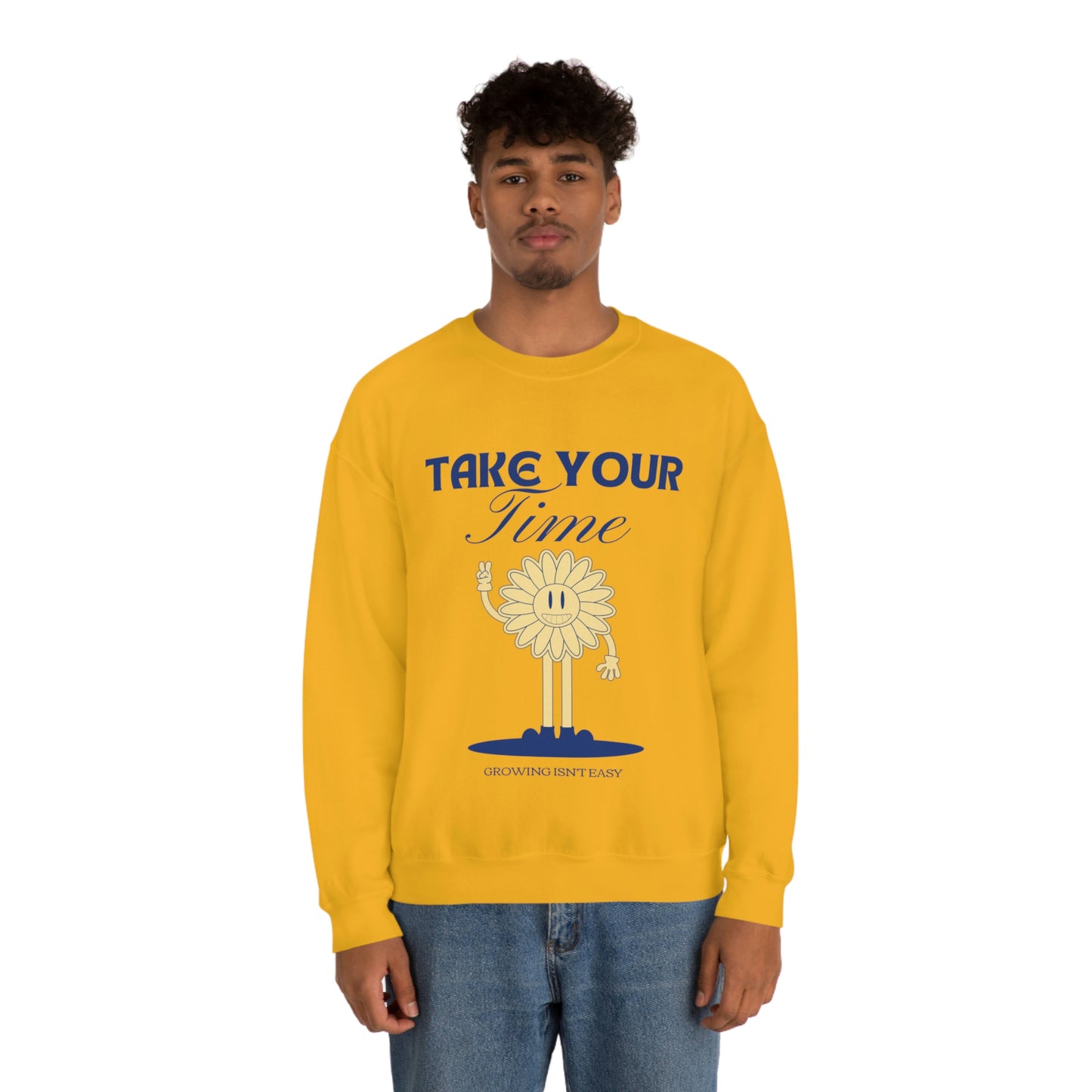 Growing Isn't Easy Unisex Crewneck