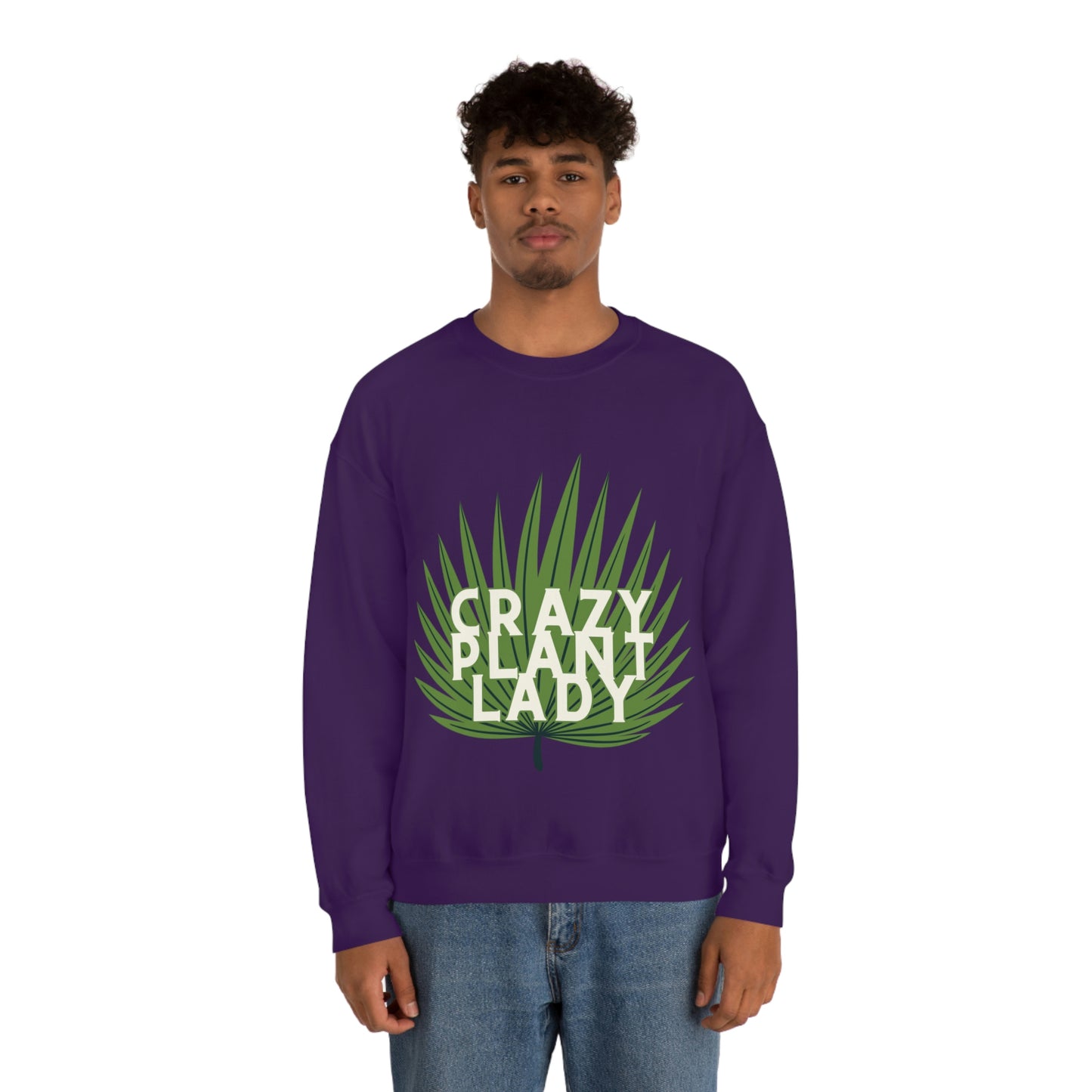 Crazy Plant Lady Unisex Crewneck
