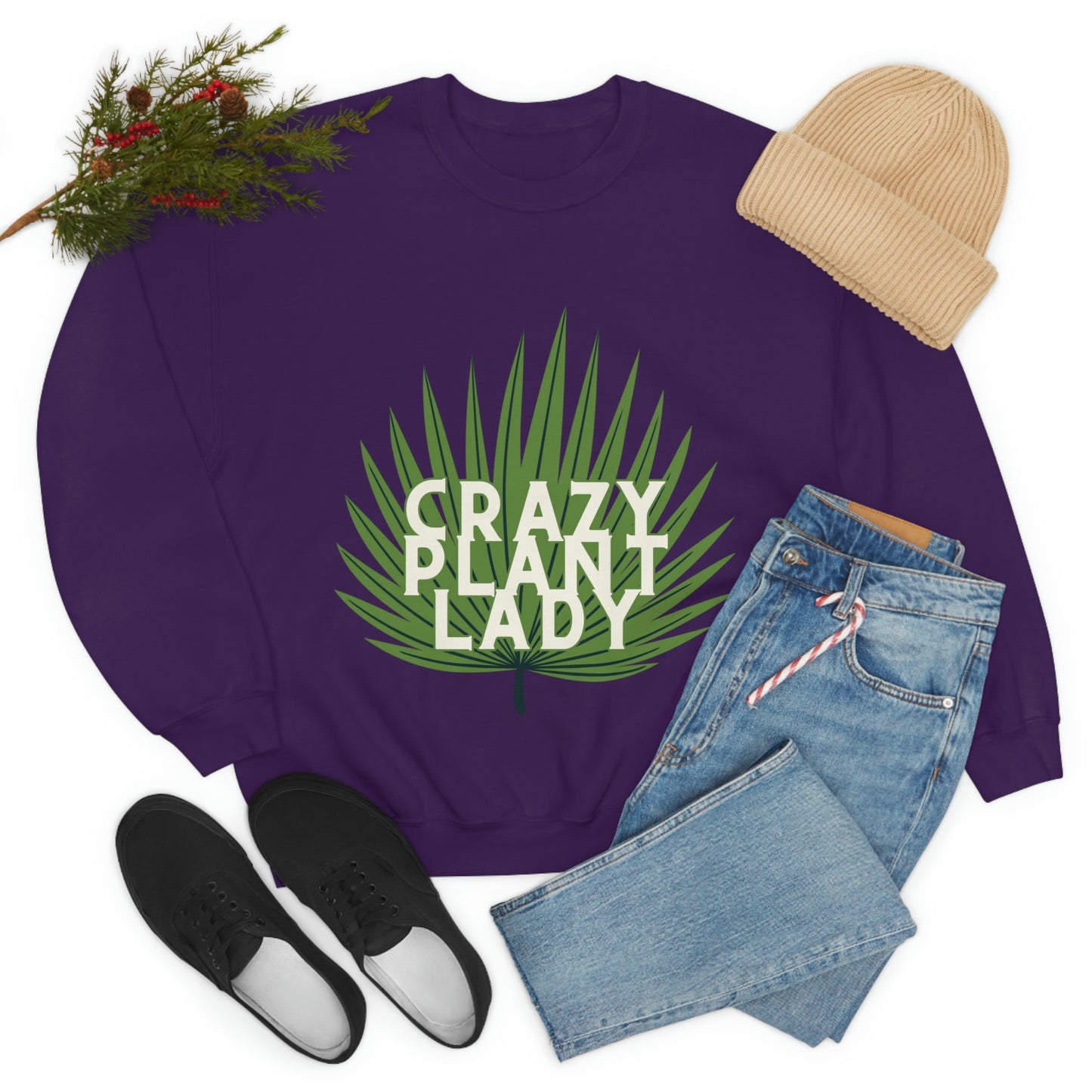 Crazy Plant Lady Unisex Crewneck