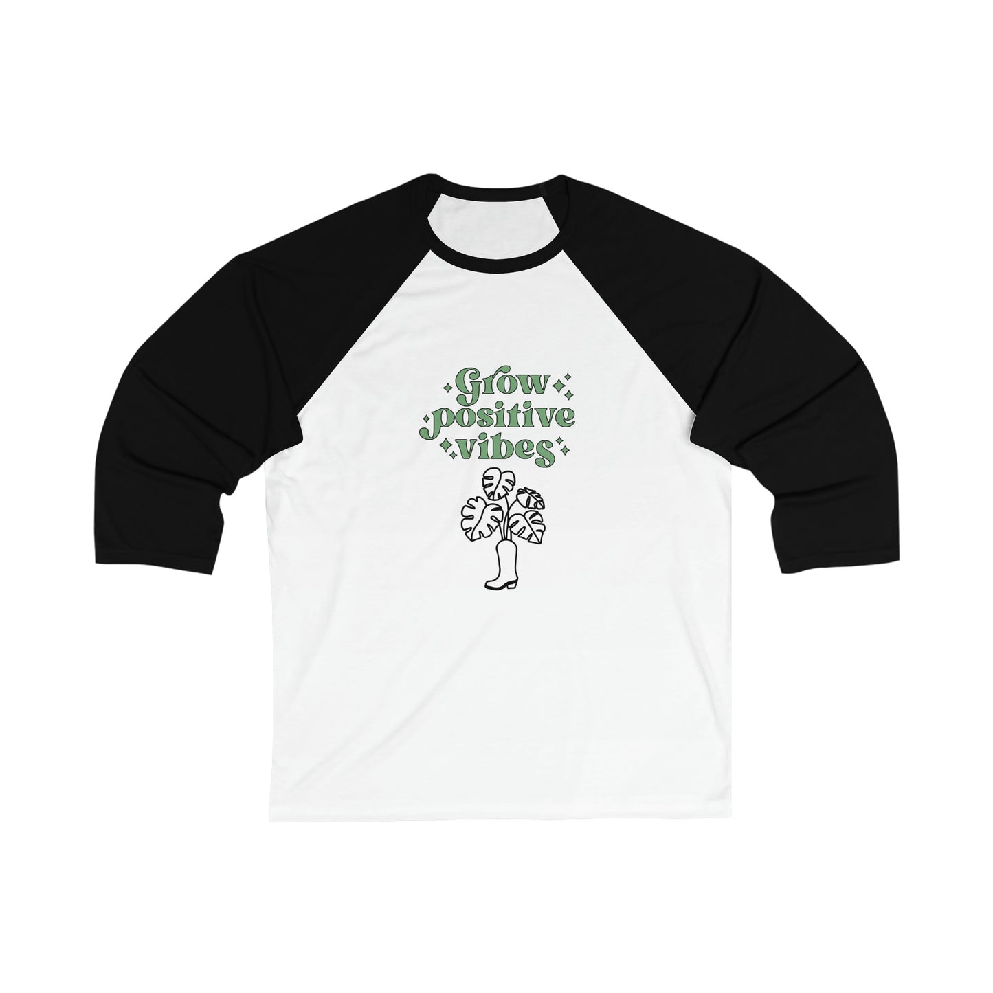 Grow Positive Baseball Tee