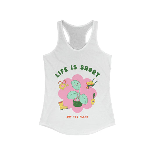 Life Is Short Women's Racerback Tank