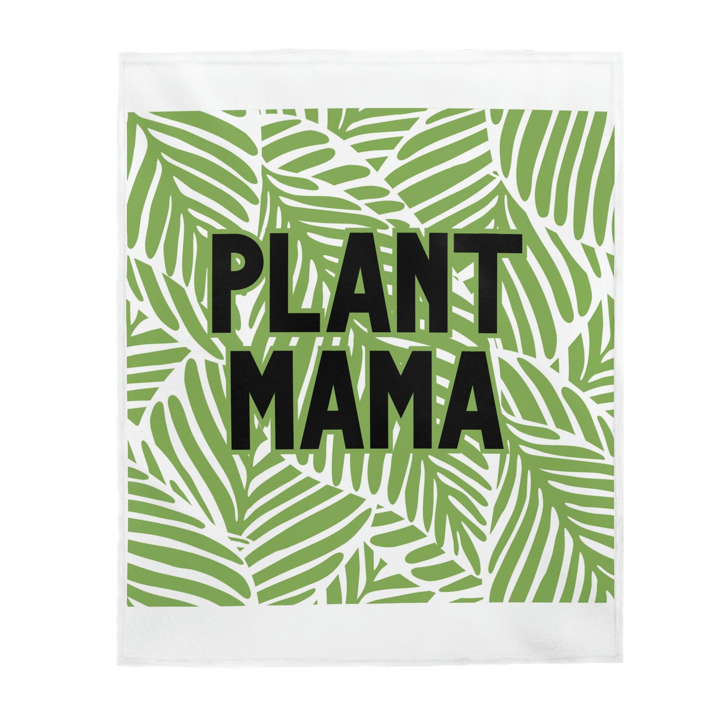 Plant Mama Velveteen Plush Blanket