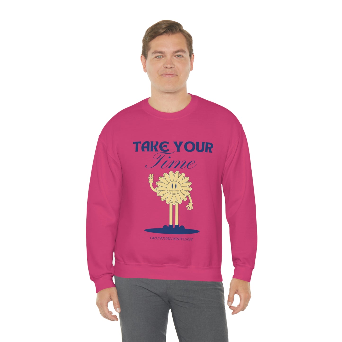 Growing Isn't Easy Unisex Crewneck