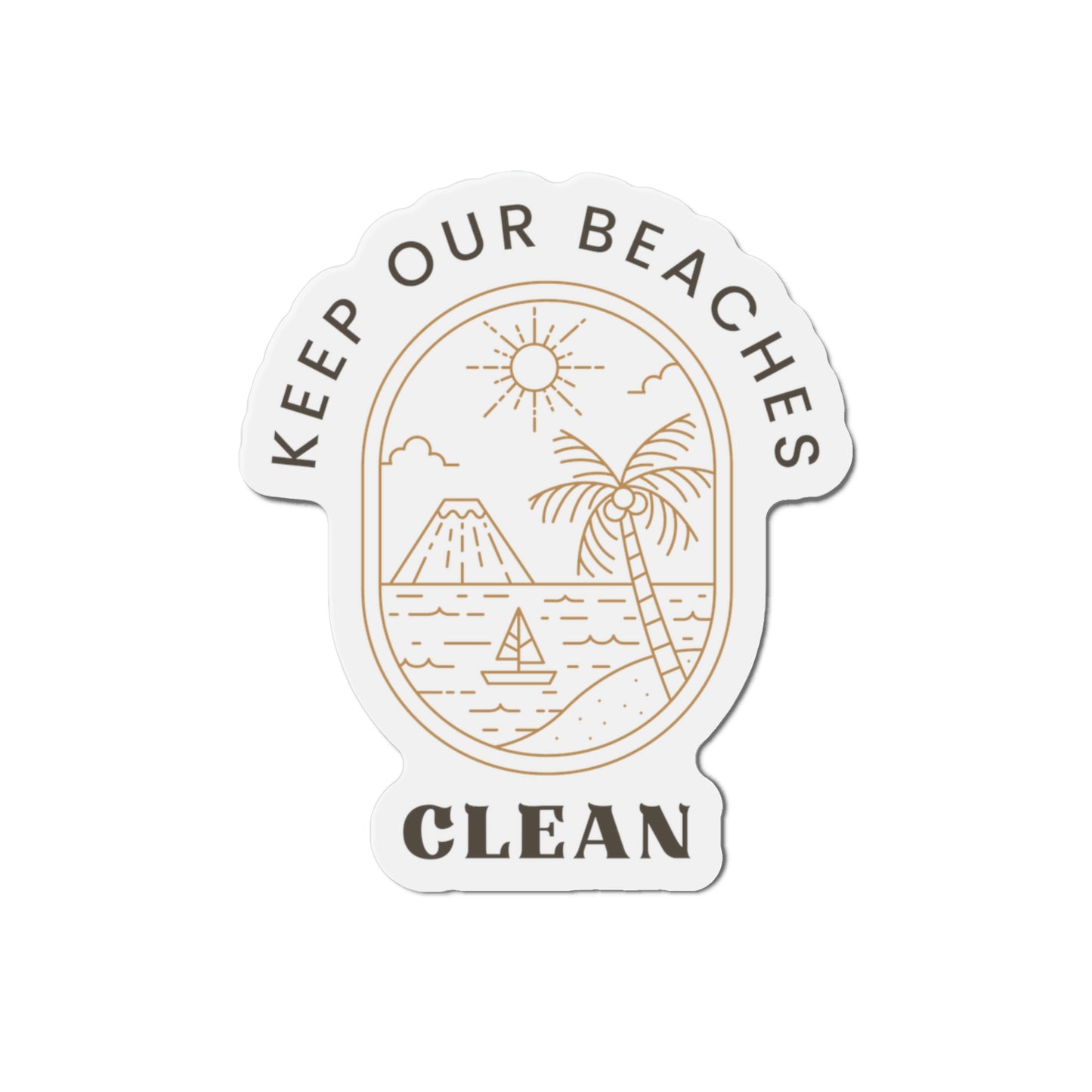 Clean Beaches Magnets