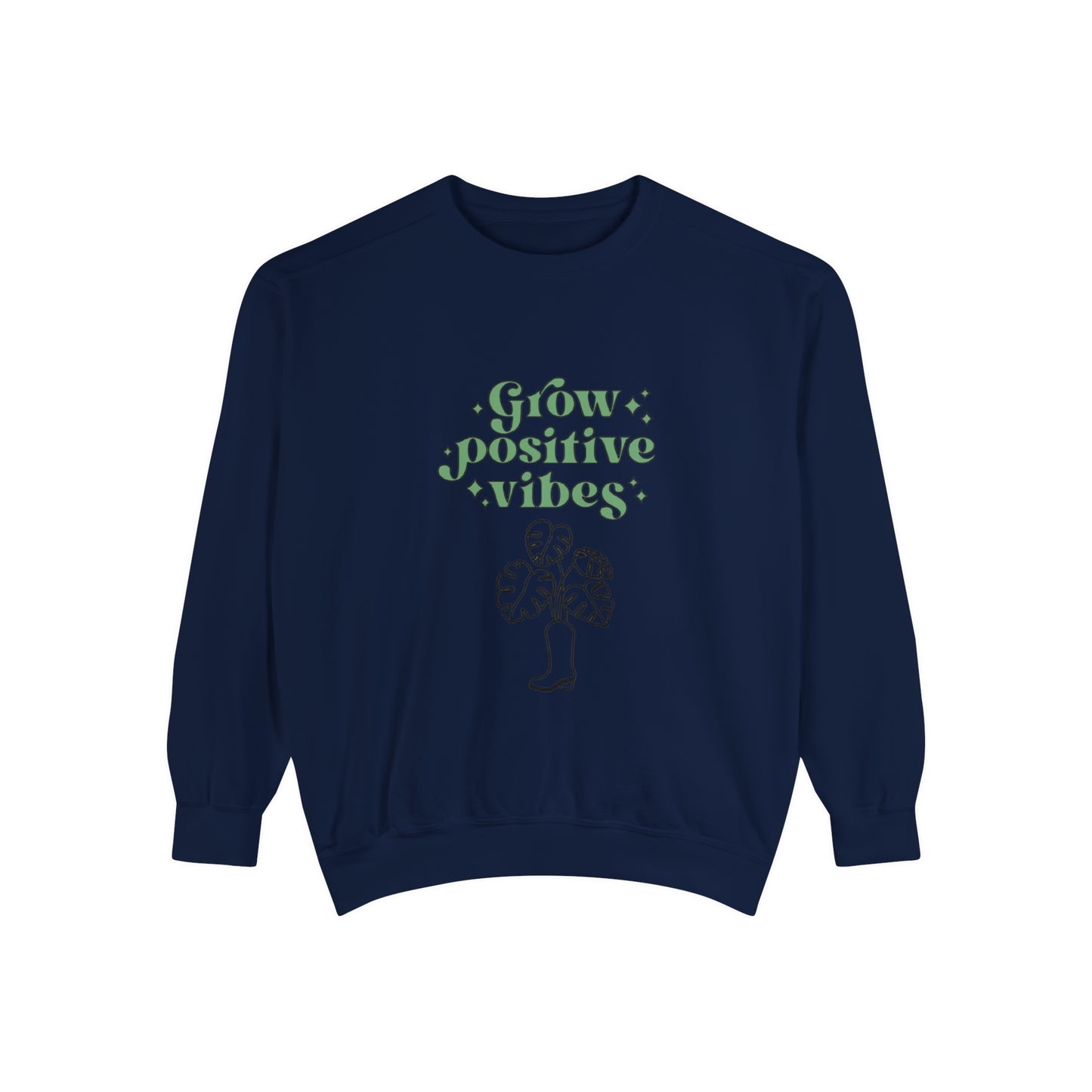 Grow Positive Garment-Dyed Crewneck